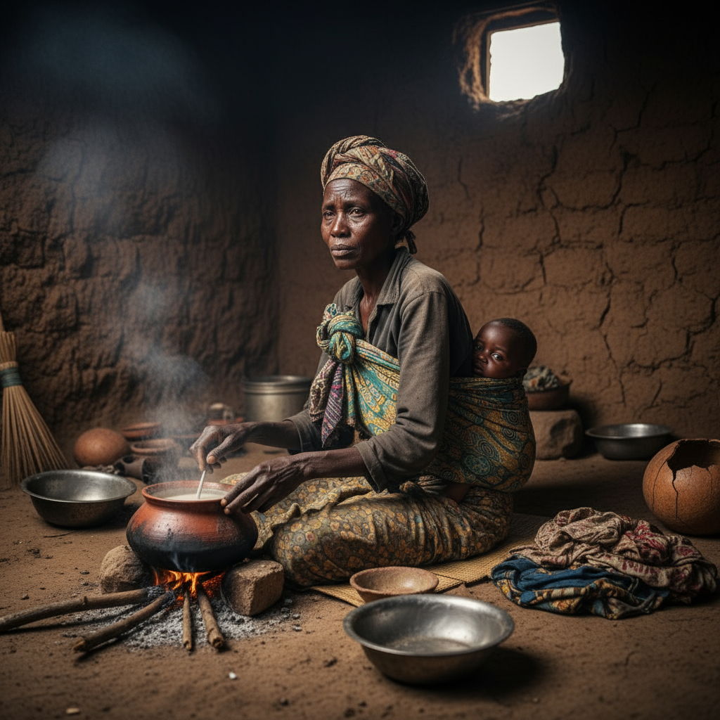 widow juggling multiple responsibilities